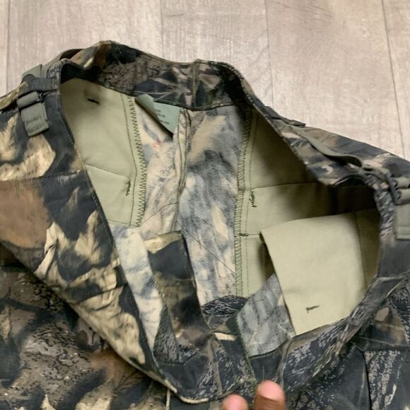 Mens Army‎ Camo Hunting Cargo Tactical Drawstring Button Fly Pants - Picture 7 of 8